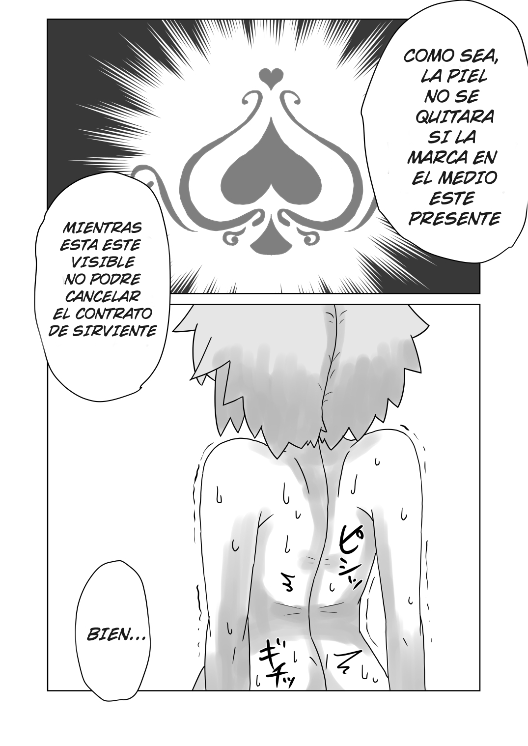 Sealing Lewd Tattoo ~Enveloped by the Succubus' Skin~  [Spanish][GenderBender Scans] 14