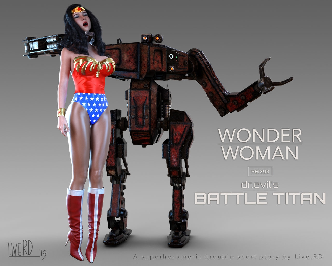 Wonder Woman vs. B.T.1000 Part 2 0