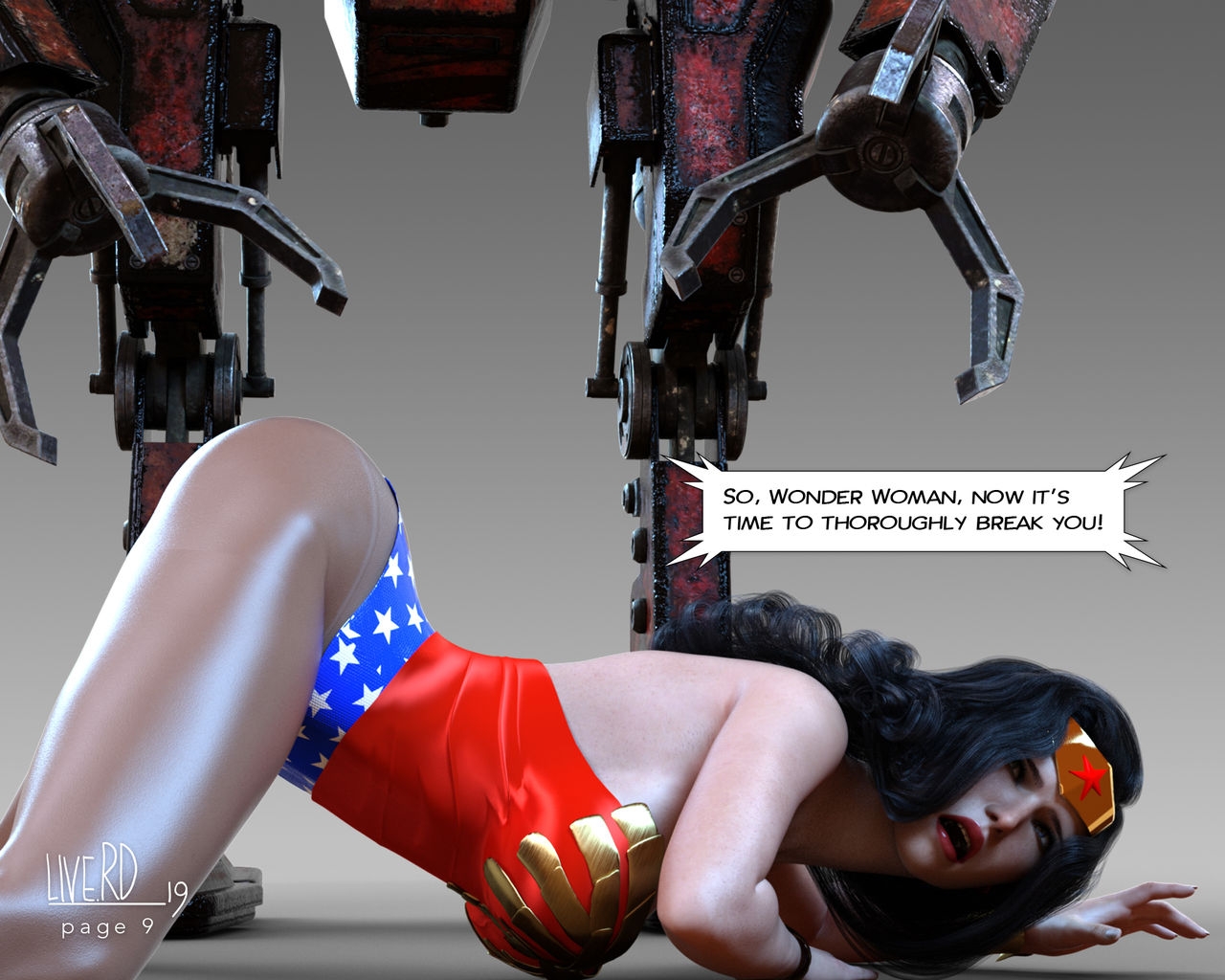 Wonder Woman vs. B.T.1000 Part 2 9