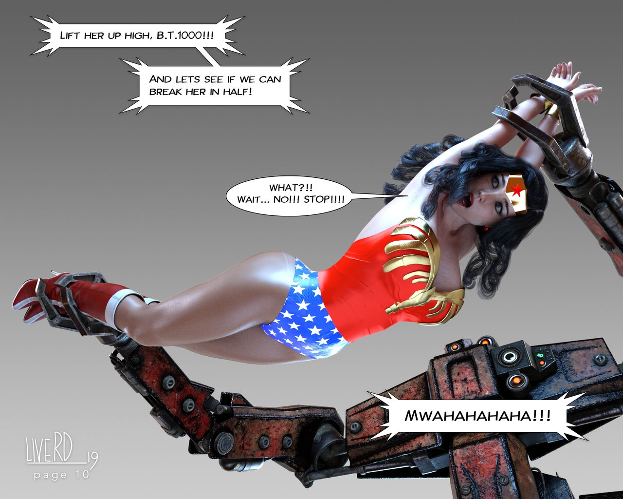 Wonder Woman vs. B.T.1000 Part 2 10