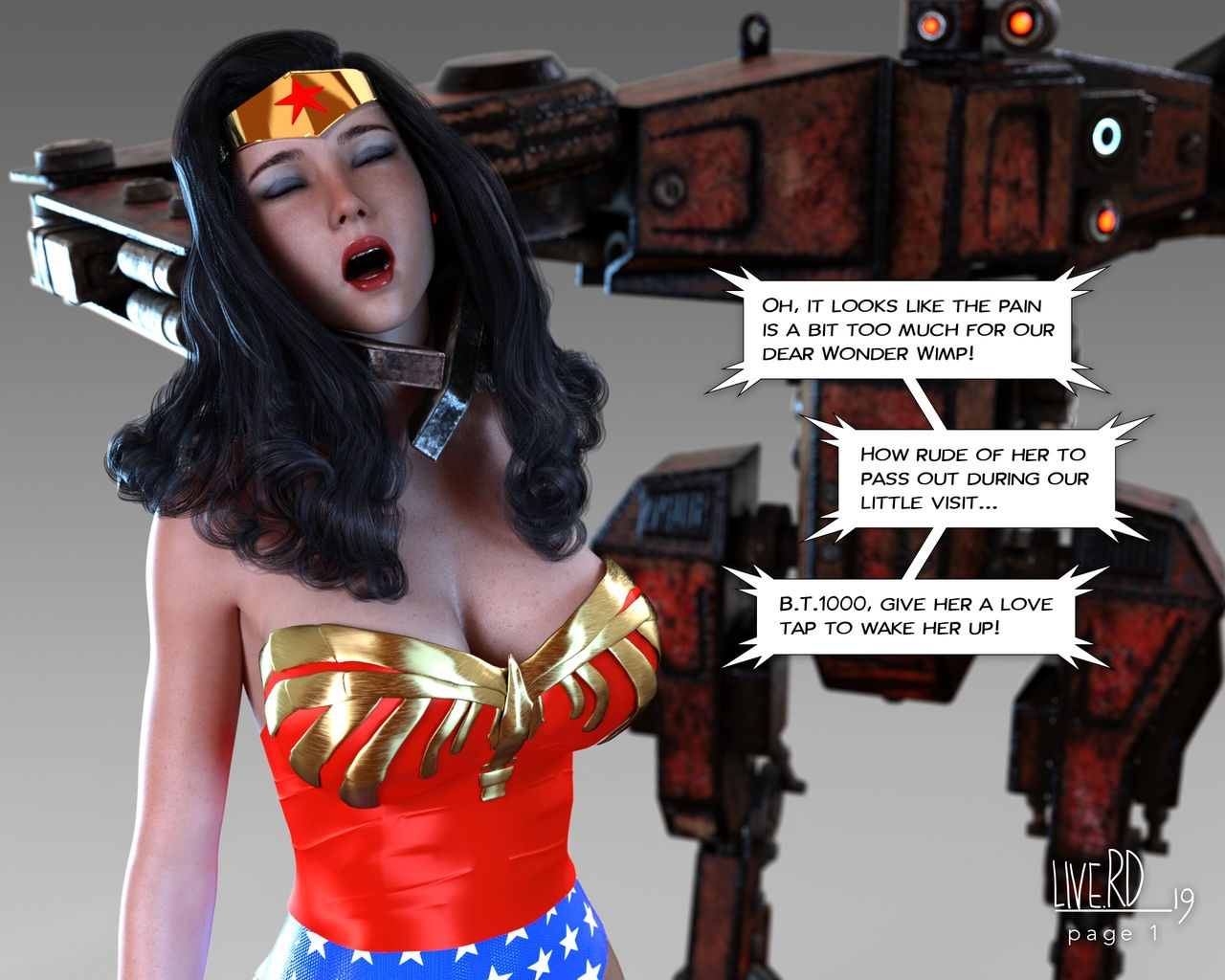 Wonder Woman vs. B.T.1000 Part 2 1