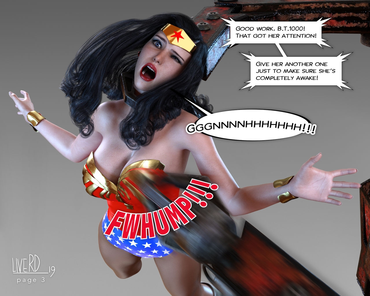 Wonder Woman vs. B.T.1000 Part 2 3