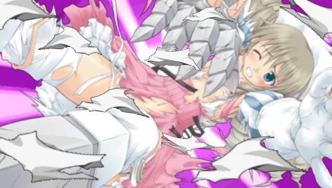 [psp_game][Queen's Blade Spiral chaos]Damage scene image 196