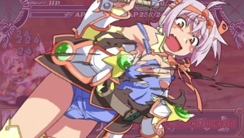 [psp_game][Queen's Blade Spiral chaos]Damage scene image 67