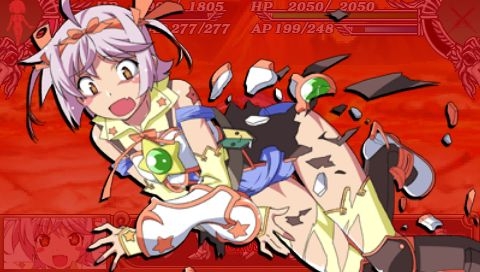 [psp_game][Queen's Blade Spiral chaos]Damage scene image 73