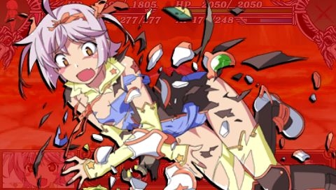 [psp_game][Queen's Blade Spiral chaos]Damage scene image 74