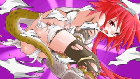 [psp_game][Queen's Blade Spiral chaos]Damage scene image 87