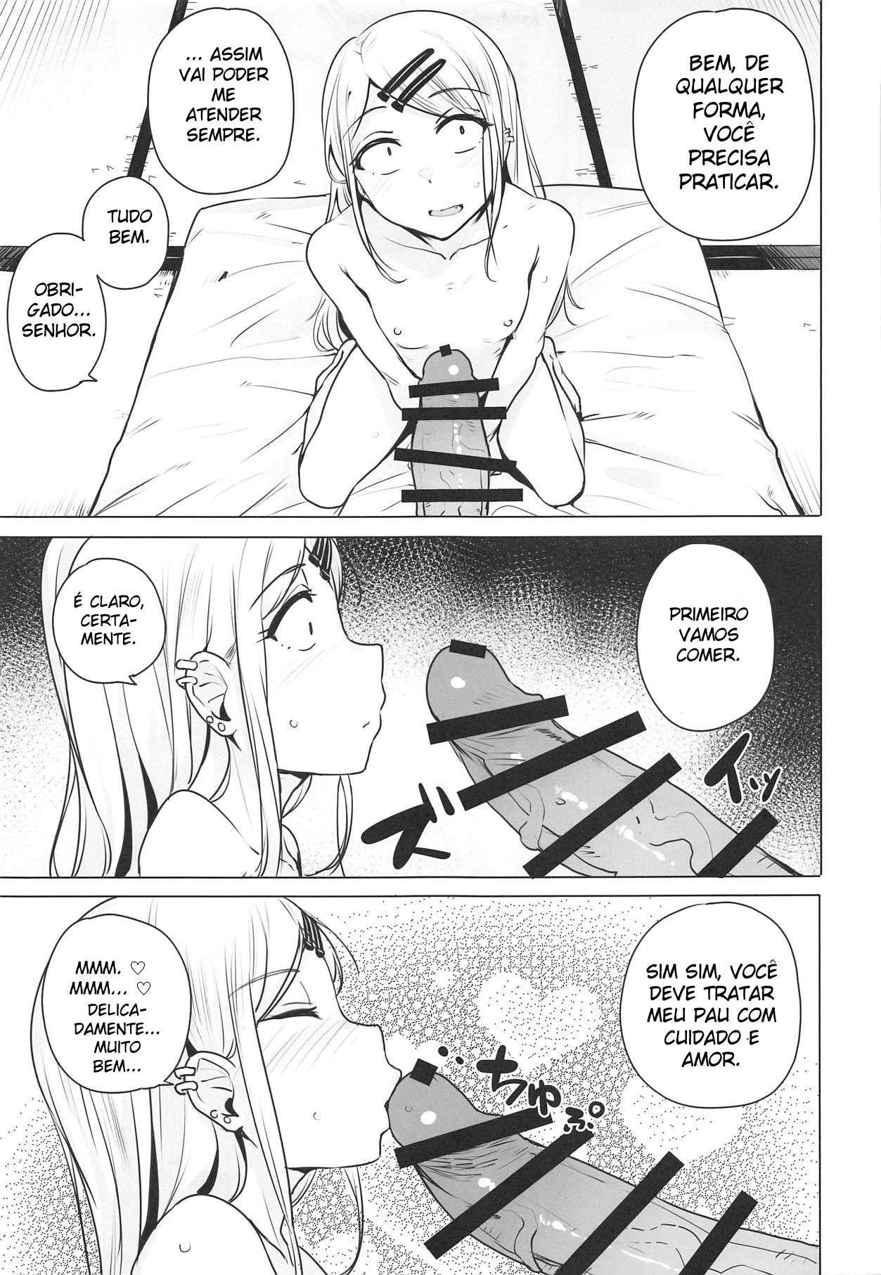 (COMIC1☆15) [wakamaker (wakamesan)] Saya-chan no ga Ichiban Oishii (Dagashi Kashi) [Portuguese-BR] [Boteco Hentai] 4