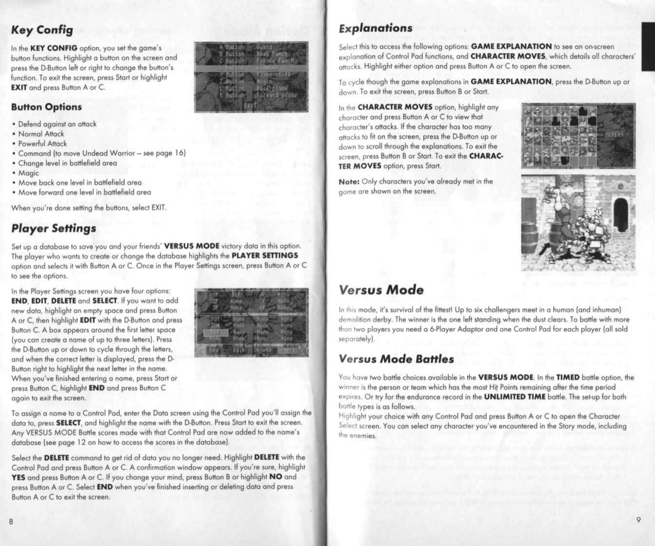 Guardian Heroes (Saturn) Game Manual 5