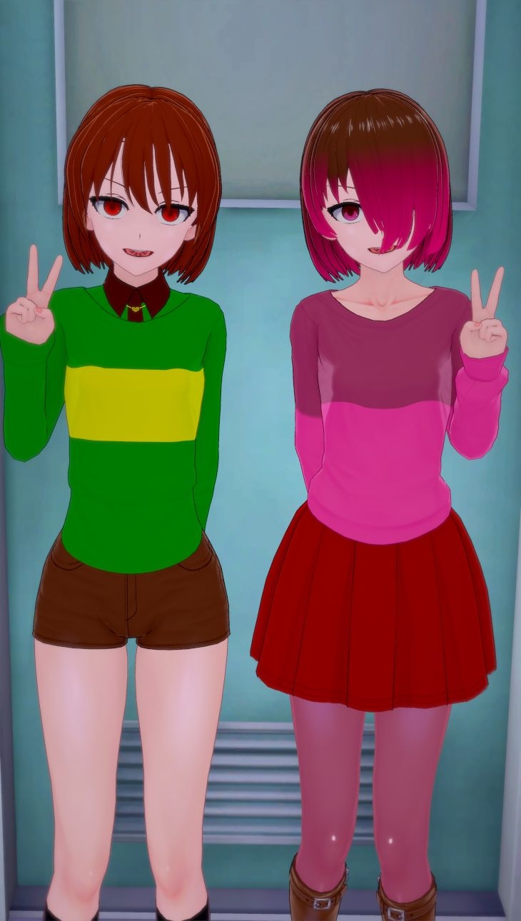 Undertale Chara and Bete Noire From Glitchtale (76847267) 34