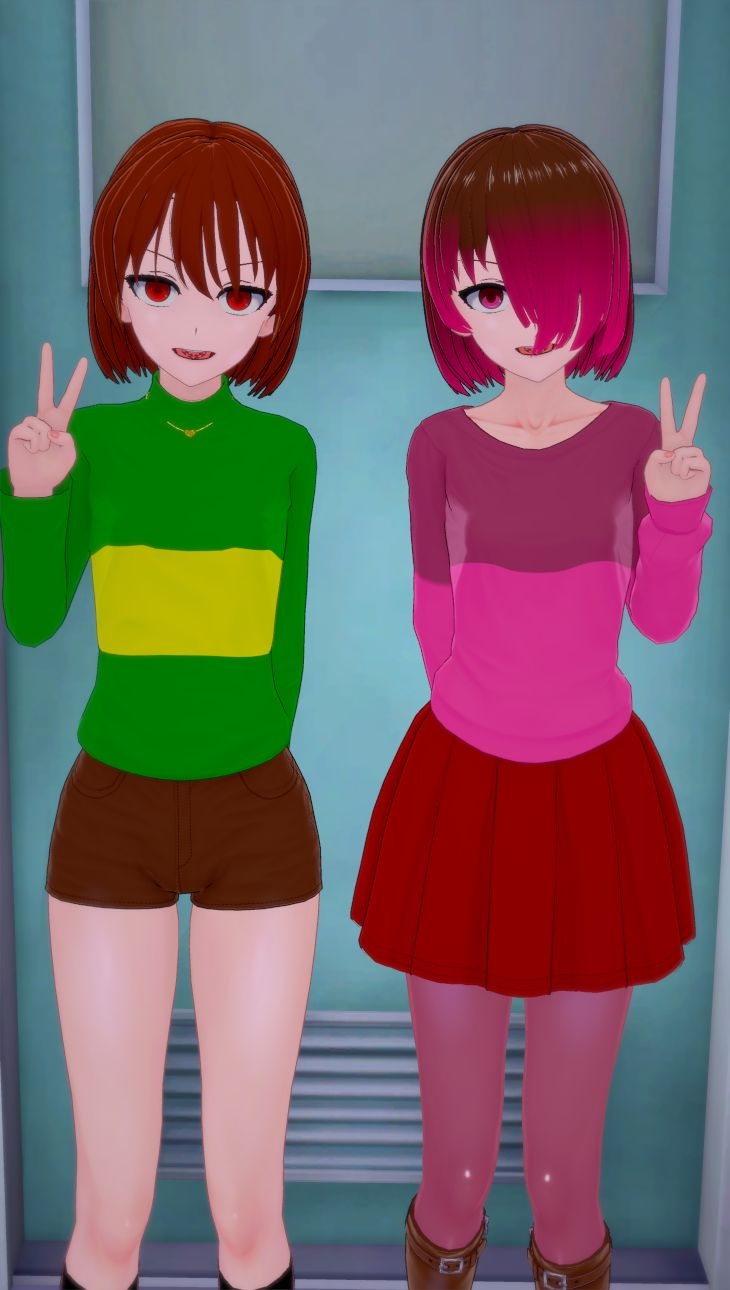 Undertale Chara and Bete Noire From Glitchtale (76847267) 35