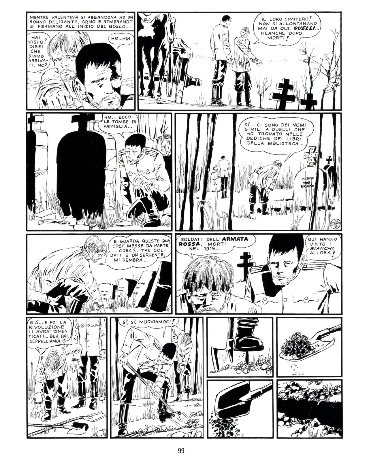 [Guido Crepax] Erotica Fumetti #25 : L'ascesa dei sotterranei : I cavalieri ciechi [Italian] 100