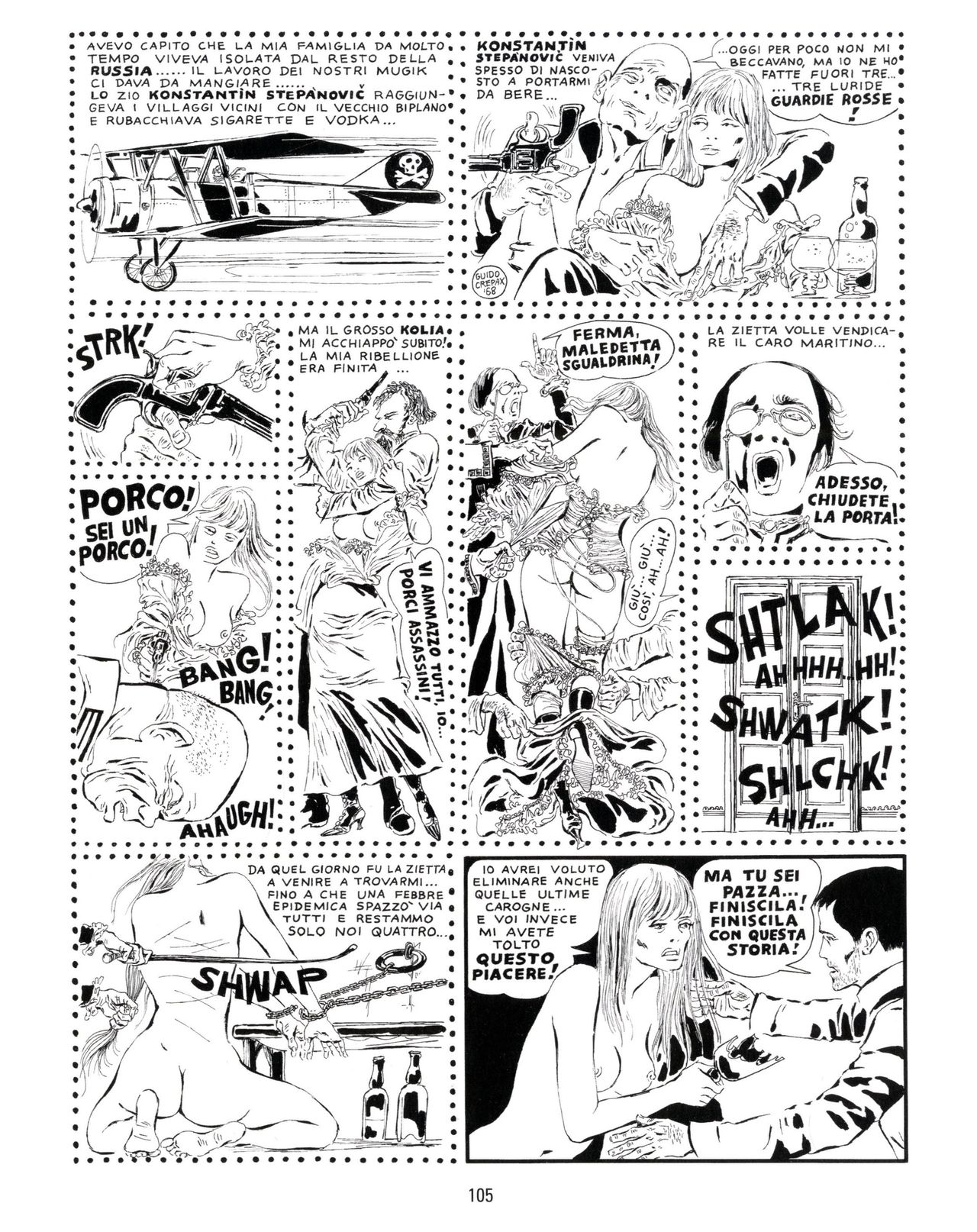[Guido Crepax] Erotica Fumetti #25 : L'ascesa dei sotterranei : I cavalieri ciechi [Italian] 106