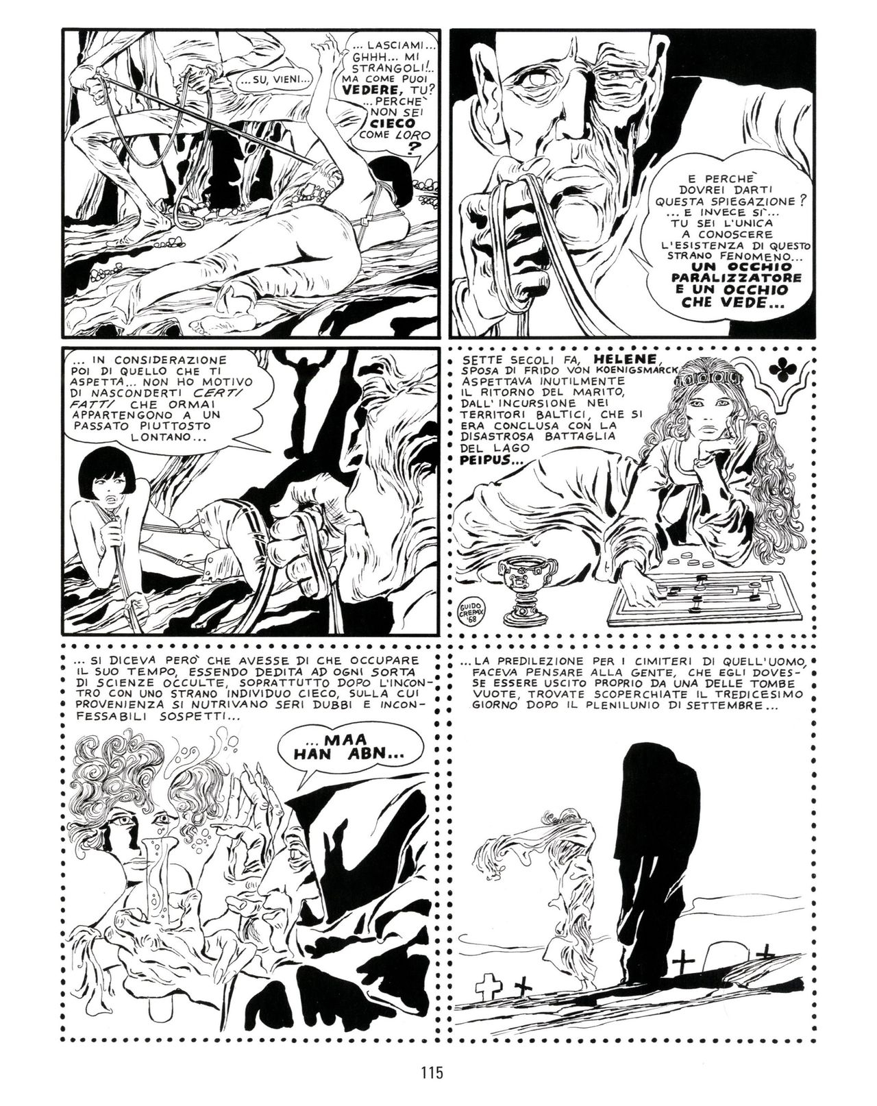 [Guido Crepax] Erotica Fumetti #25 : L'ascesa dei sotterranei : I cavalieri ciechi [Italian] 116