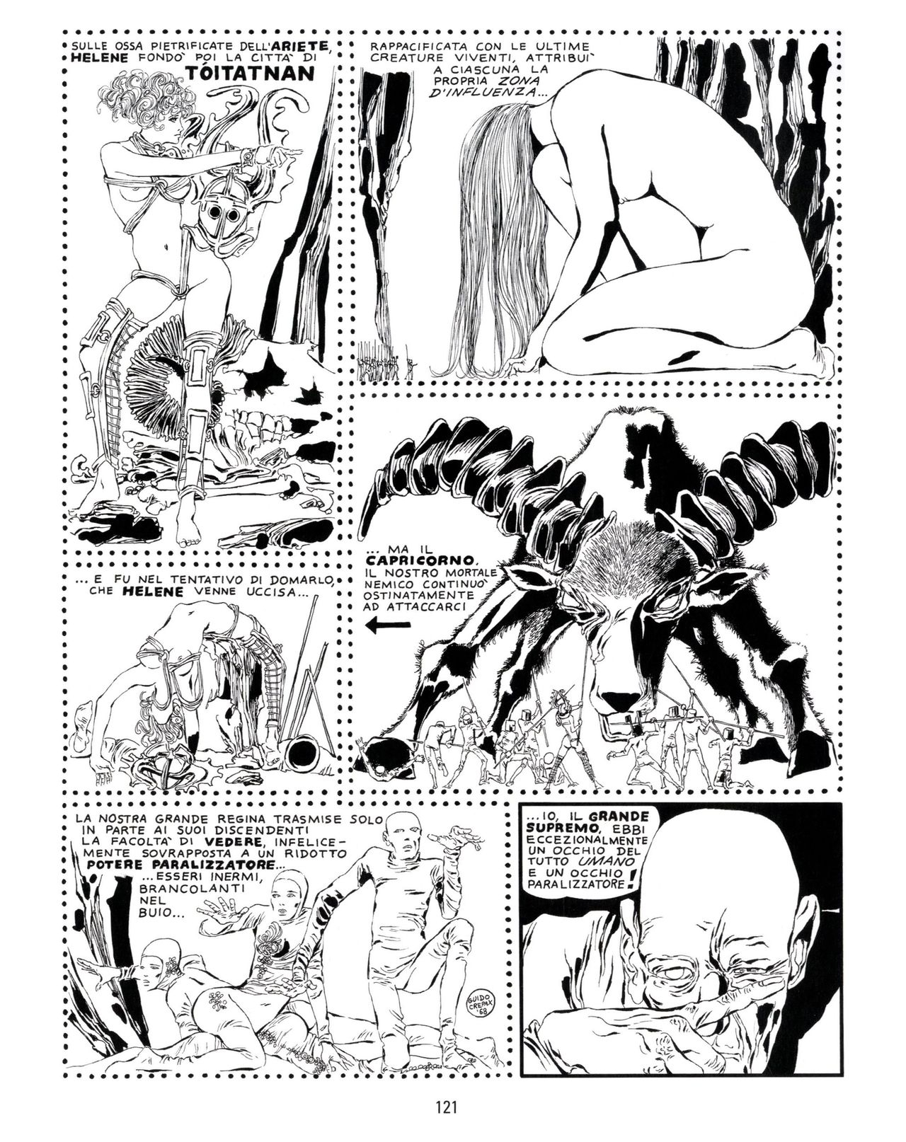 [Guido Crepax] Erotica Fumetti #25 : L'ascesa dei sotterranei : I cavalieri ciechi [Italian] 122