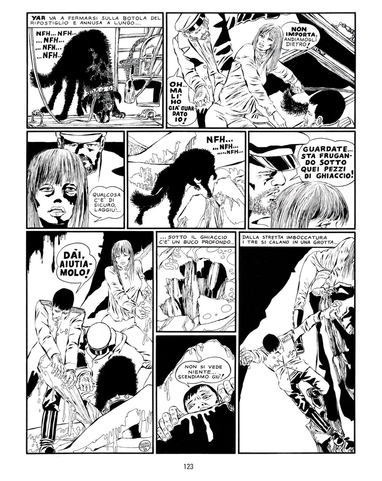 [Guido Crepax] Erotica Fumetti #25 : L'ascesa dei sotterranei : I cavalieri ciechi [Italian] 124