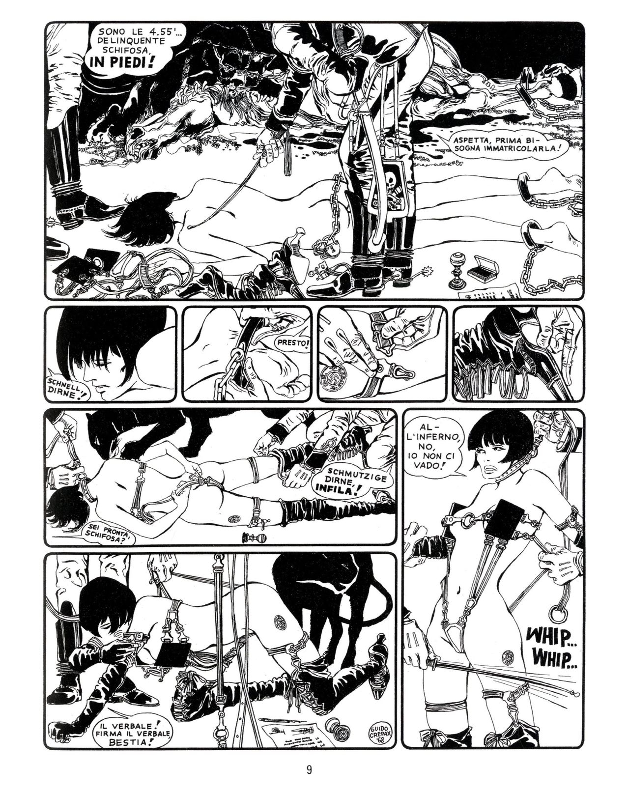 [Guido Crepax] Erotica Fumetti #25 : L'ascesa dei sotterranei : I cavalieri ciechi [Italian] 12