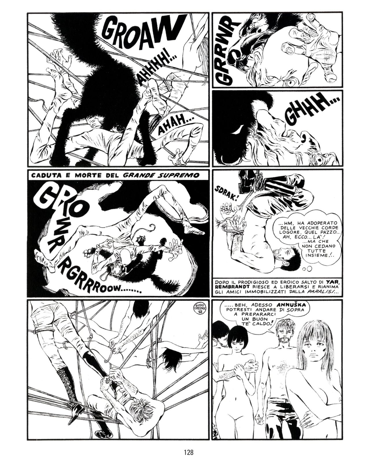[Guido Crepax] Erotica Fumetti #25 : L'ascesa dei sotterranei : I cavalieri ciechi [Italian] 129