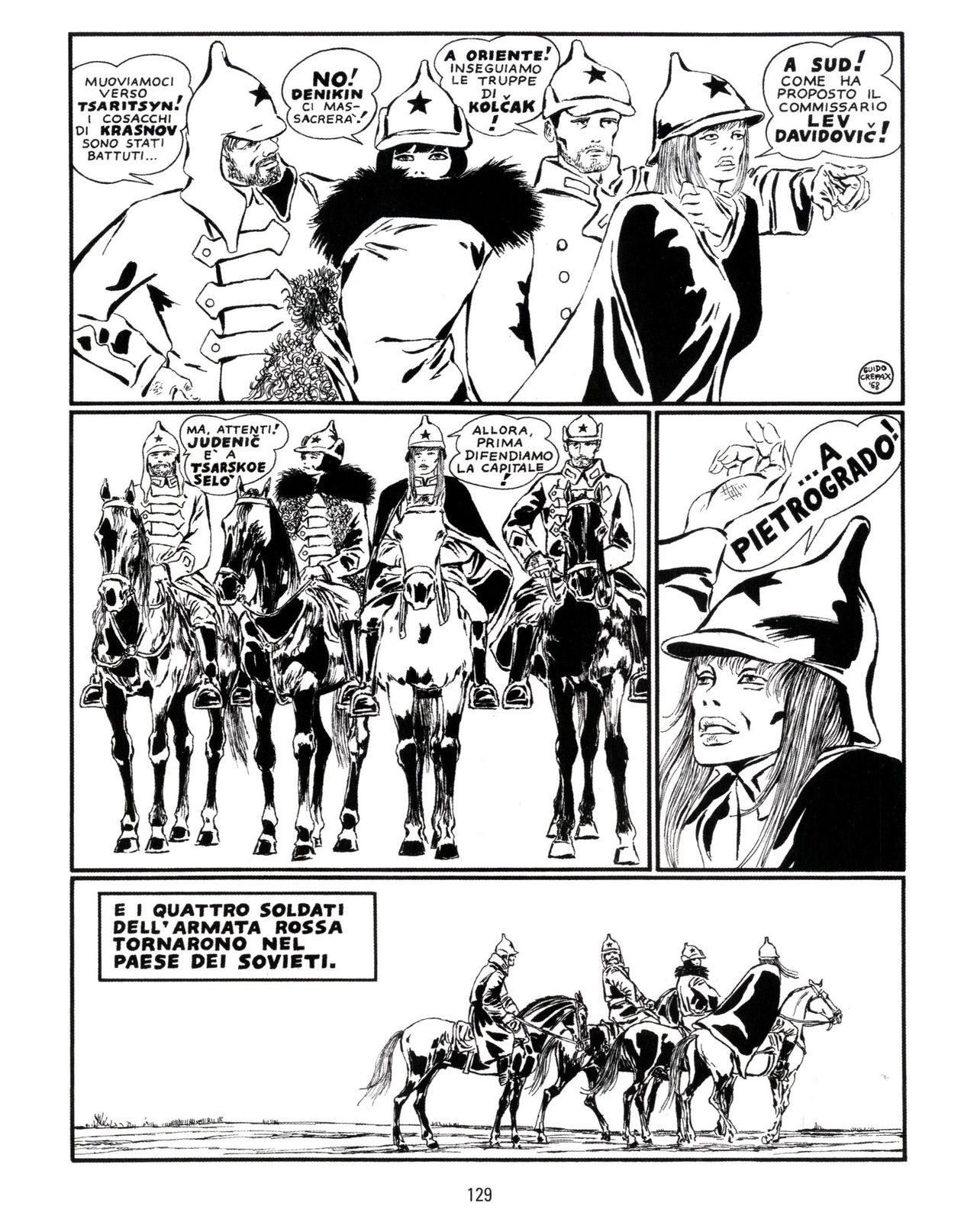 [Guido Crepax] Erotica Fumetti #25 : L'ascesa dei sotterranei : I cavalieri ciechi [Italian] 130