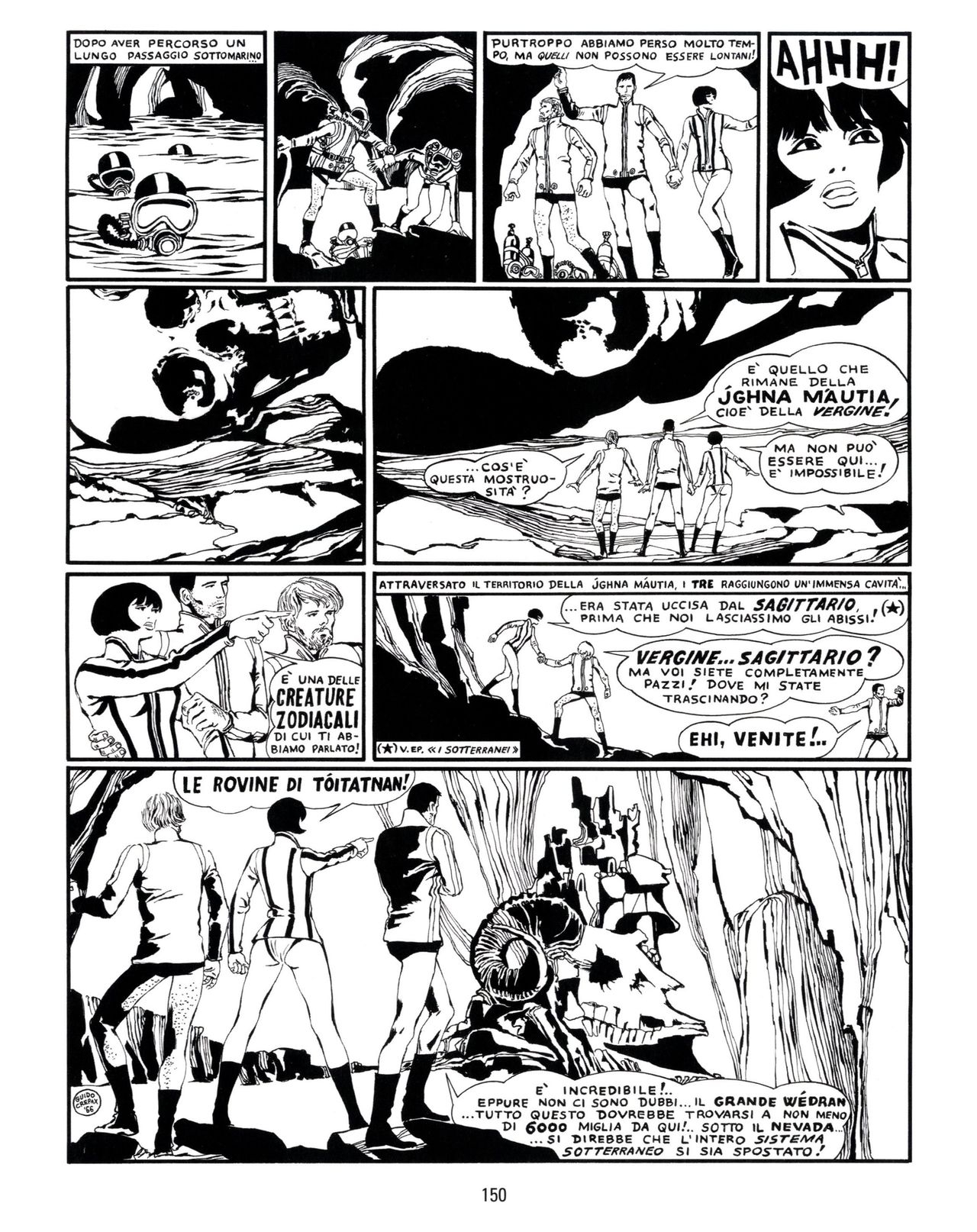 [Guido Crepax] Erotica Fumetti #25 : L'ascesa dei sotterranei : I cavalieri ciechi [Italian] 151
