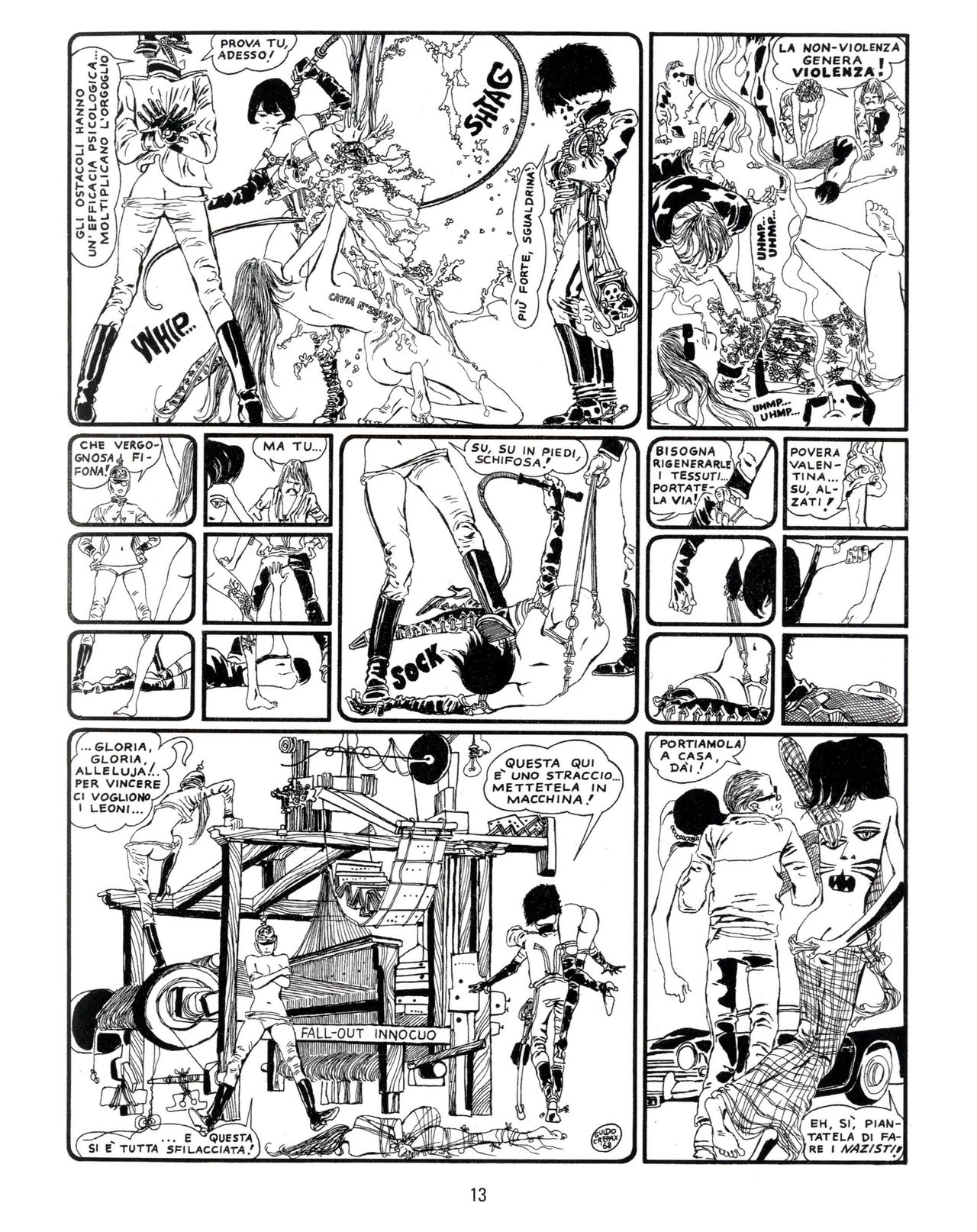 [Guido Crepax] Erotica Fumetti #25 : L'ascesa dei sotterranei : I cavalieri ciechi [Italian] 16