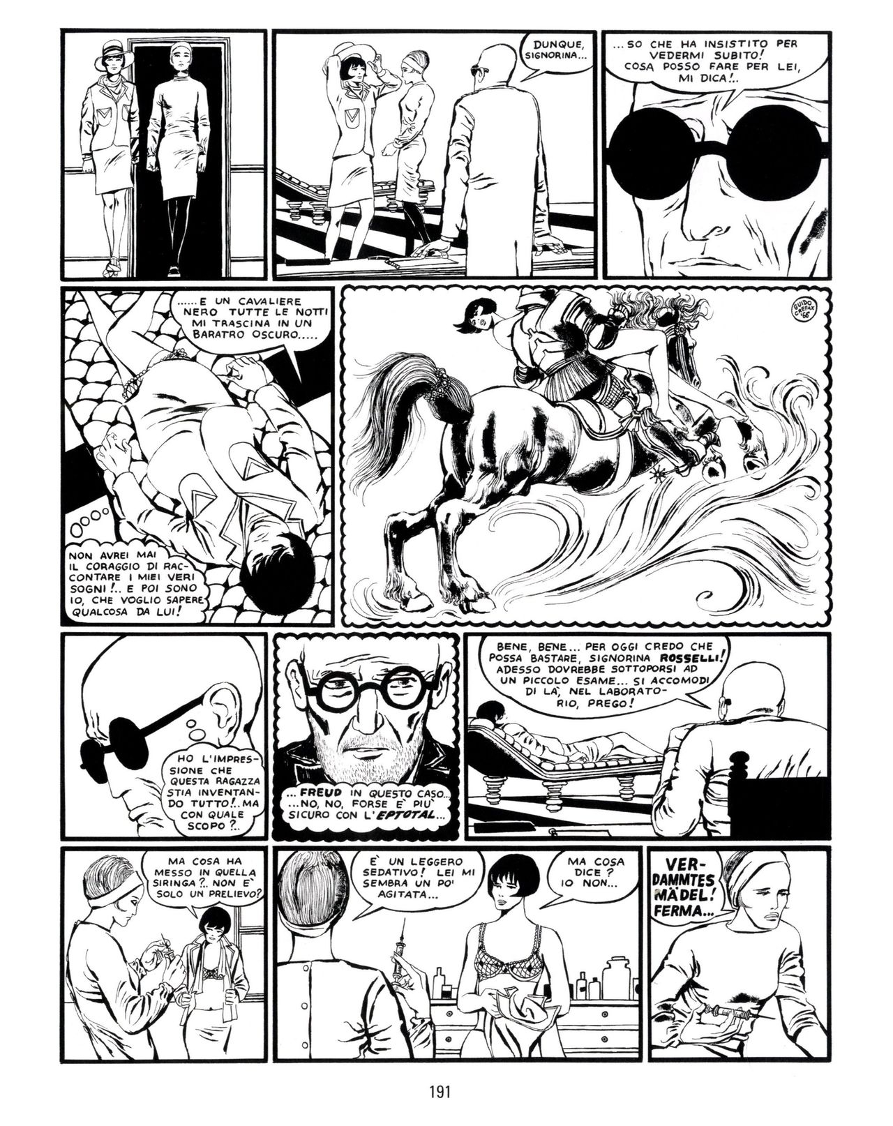 [Guido Crepax] Erotica Fumetti #25 : L'ascesa dei sotterranei : I cavalieri ciechi [Italian] 192