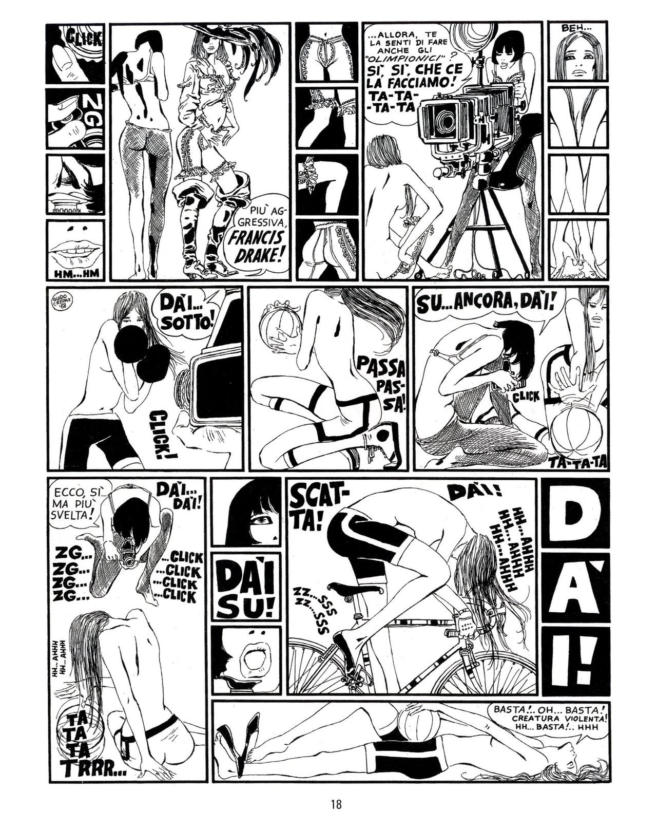 [Guido Crepax] Erotica Fumetti #25 : L'ascesa dei sotterranei : I cavalieri ciechi [Italian] 21