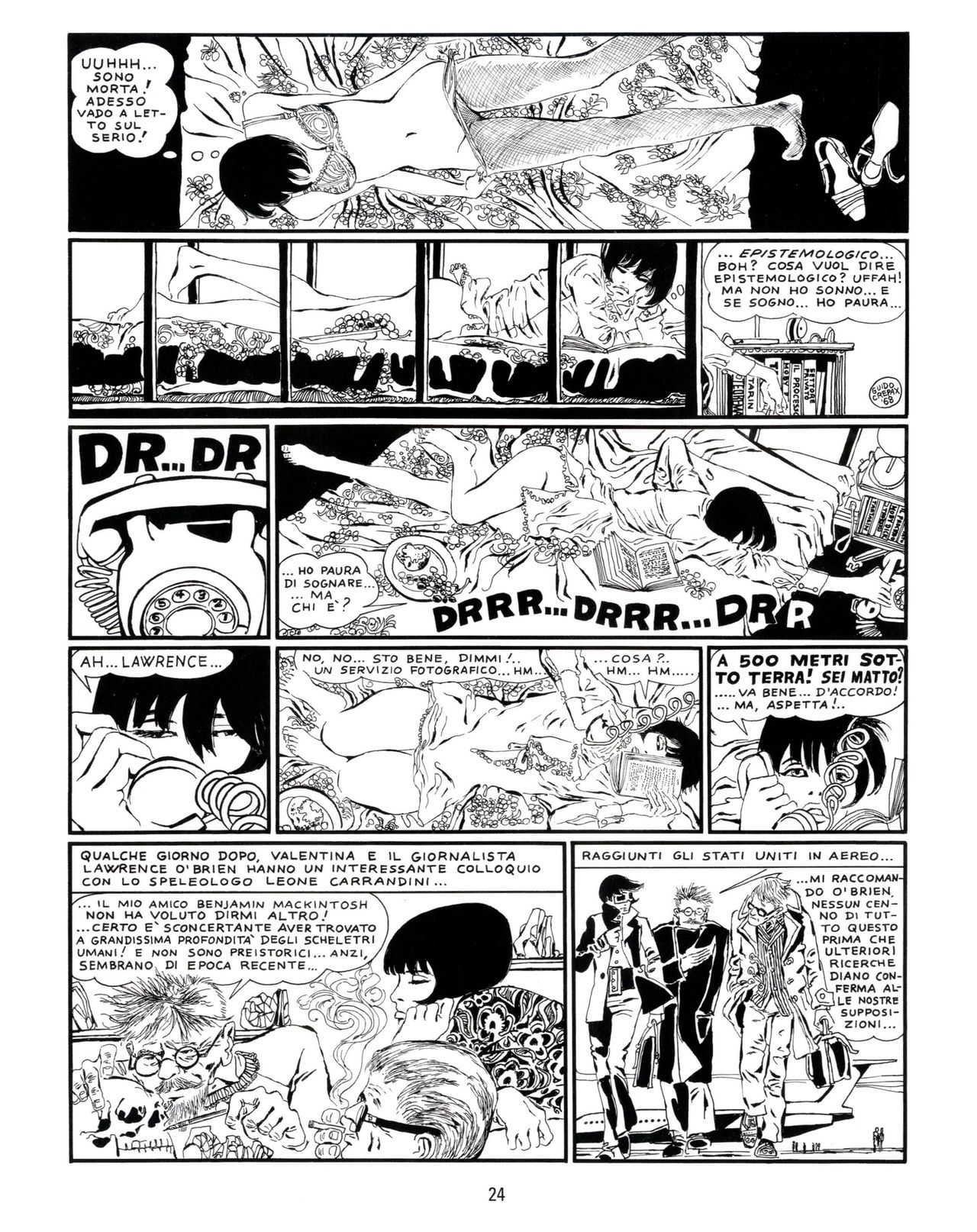 [Guido Crepax] Erotica Fumetti #25 : L'ascesa dei sotterranei : I cavalieri ciechi [Italian] 25
