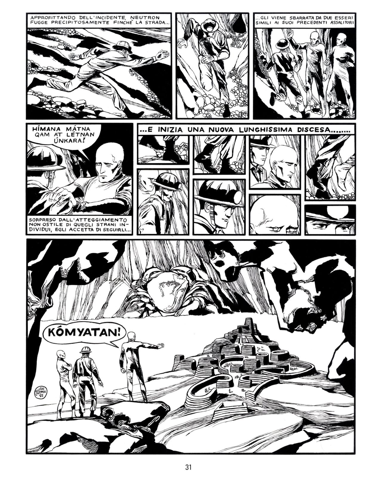 [Guido Crepax] Erotica Fumetti #25 : L'ascesa dei sotterranei : I cavalieri ciechi [Italian] 32