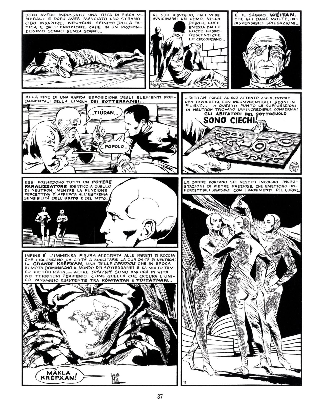 [Guido Crepax] Erotica Fumetti #25 : L'ascesa dei sotterranei : I cavalieri ciechi [Italian] 38