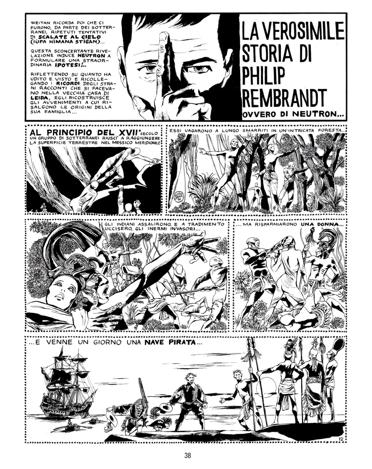 [Guido Crepax] Erotica Fumetti #25 : L'ascesa dei sotterranei : I cavalieri ciechi [Italian] 39