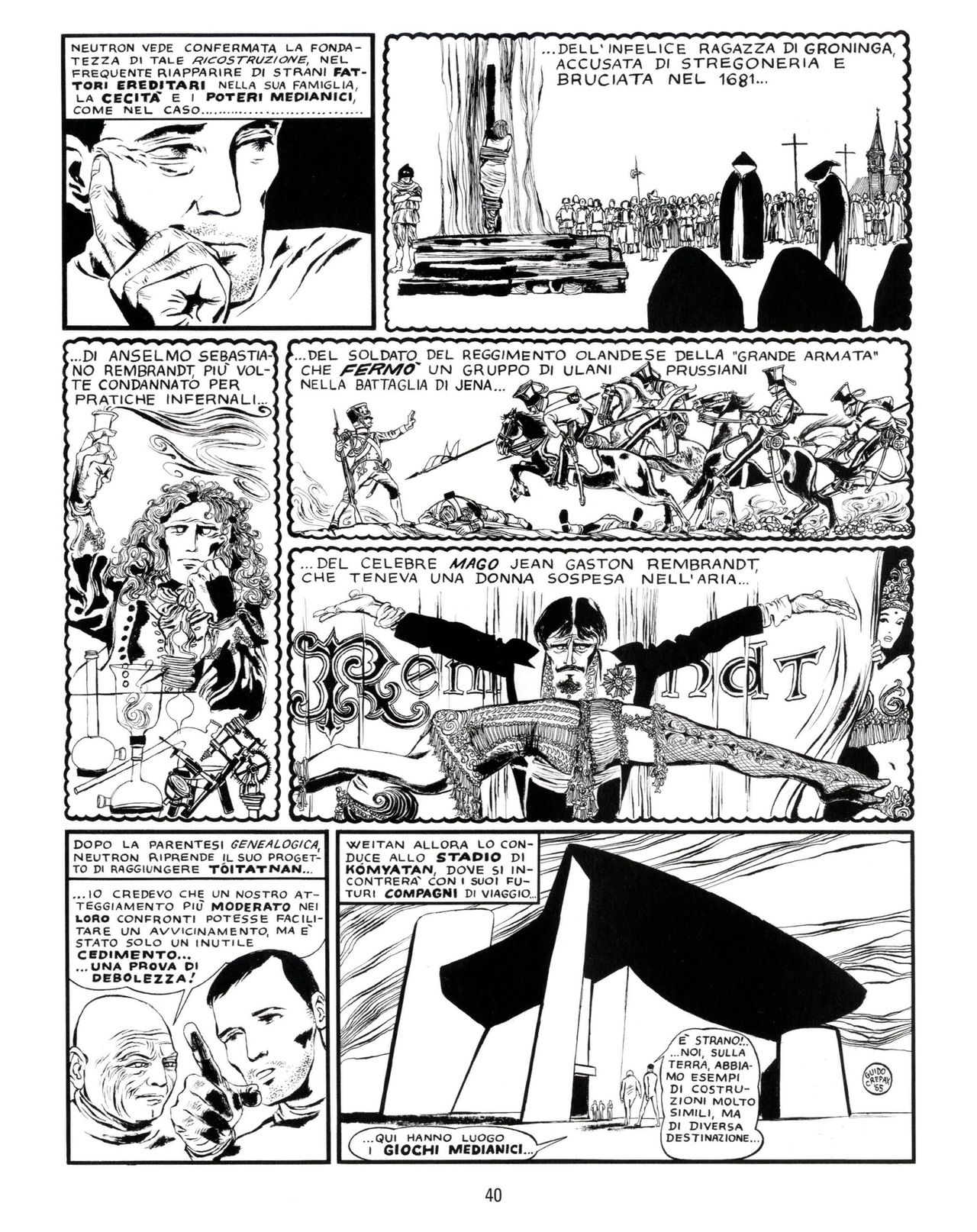 [Guido Crepax] Erotica Fumetti #25 : L'ascesa dei sotterranei : I cavalieri ciechi [Italian] 41