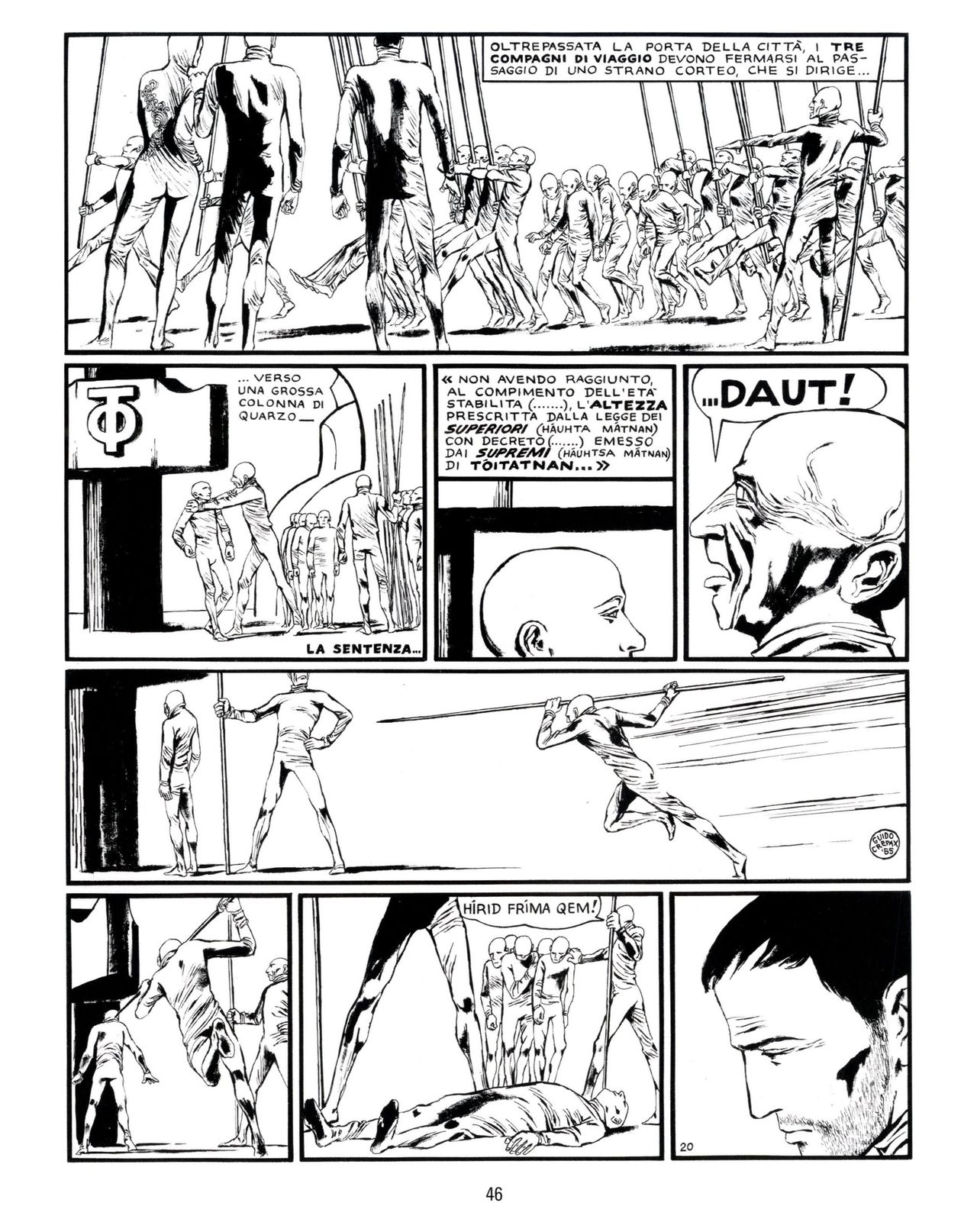 [Guido Crepax] Erotica Fumetti #25 : L'ascesa dei sotterranei : I cavalieri ciechi [Italian] 47