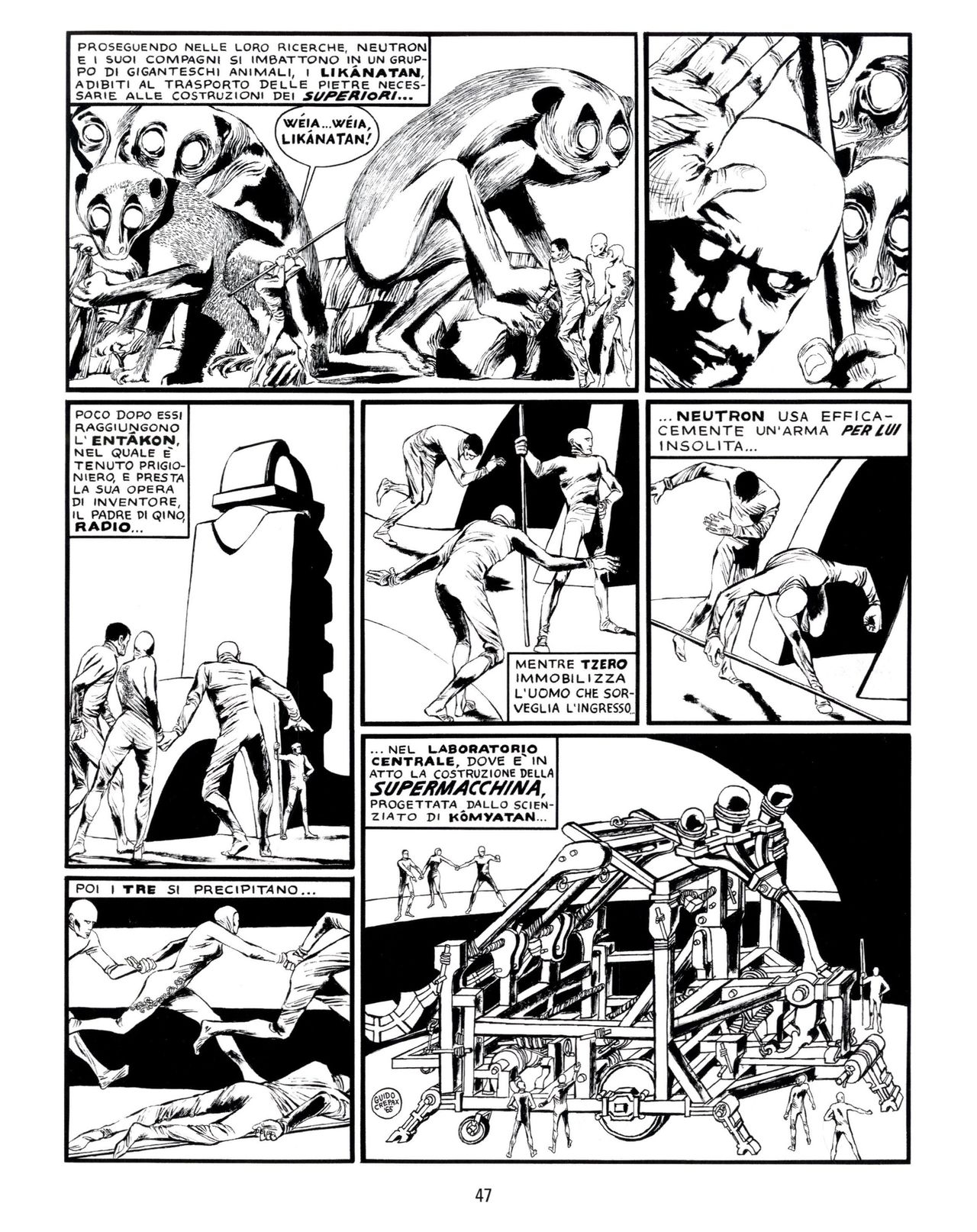 [Guido Crepax] Erotica Fumetti #25 : L'ascesa dei sotterranei : I cavalieri ciechi [Italian] 48