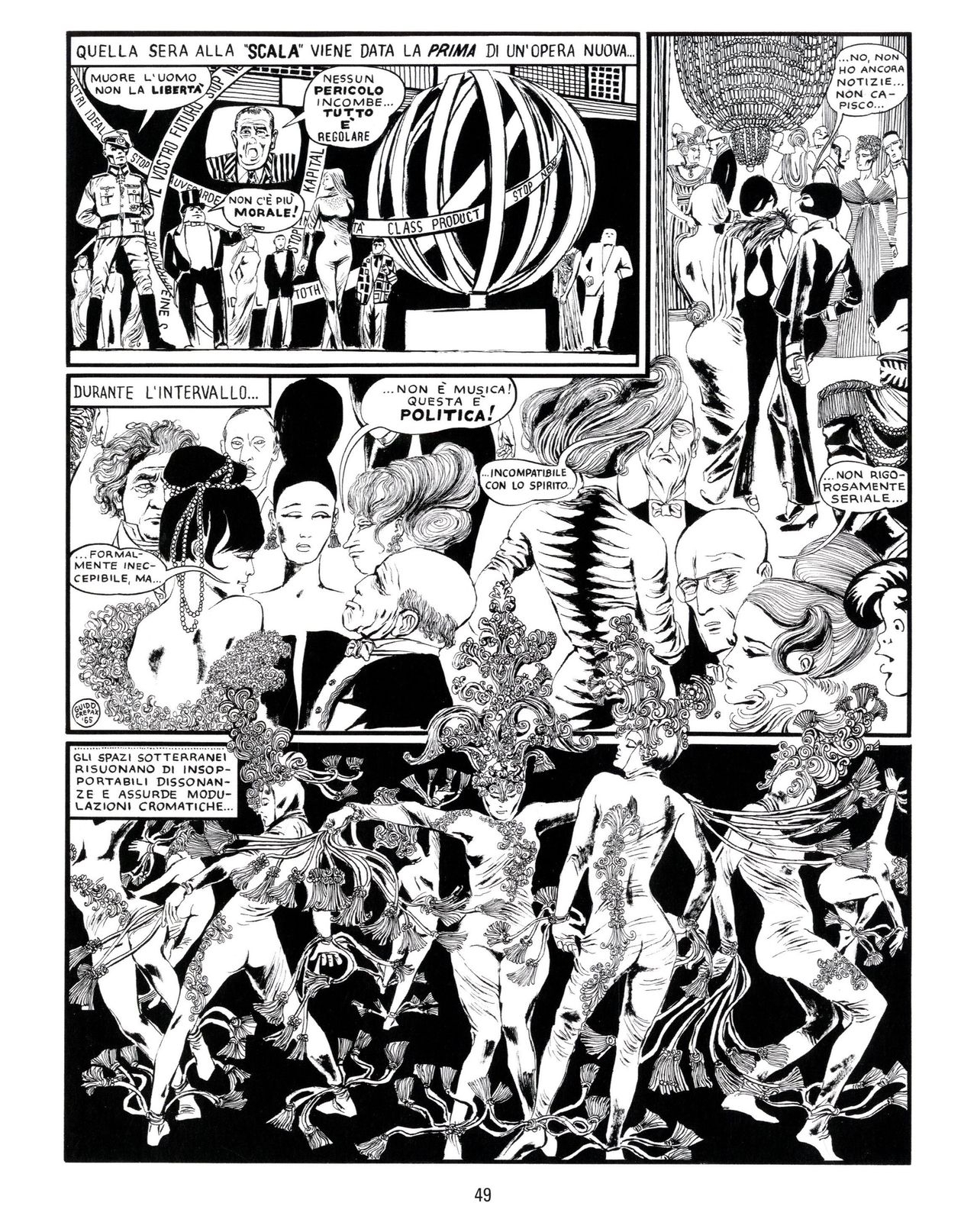[Guido Crepax] Erotica Fumetti #25 : L'ascesa dei sotterranei : I cavalieri ciechi [Italian] 50