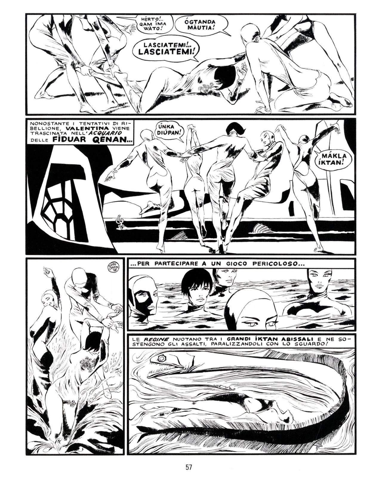 [Guido Crepax] Erotica Fumetti #25 : L'ascesa dei sotterranei : I cavalieri ciechi [Italian] 58