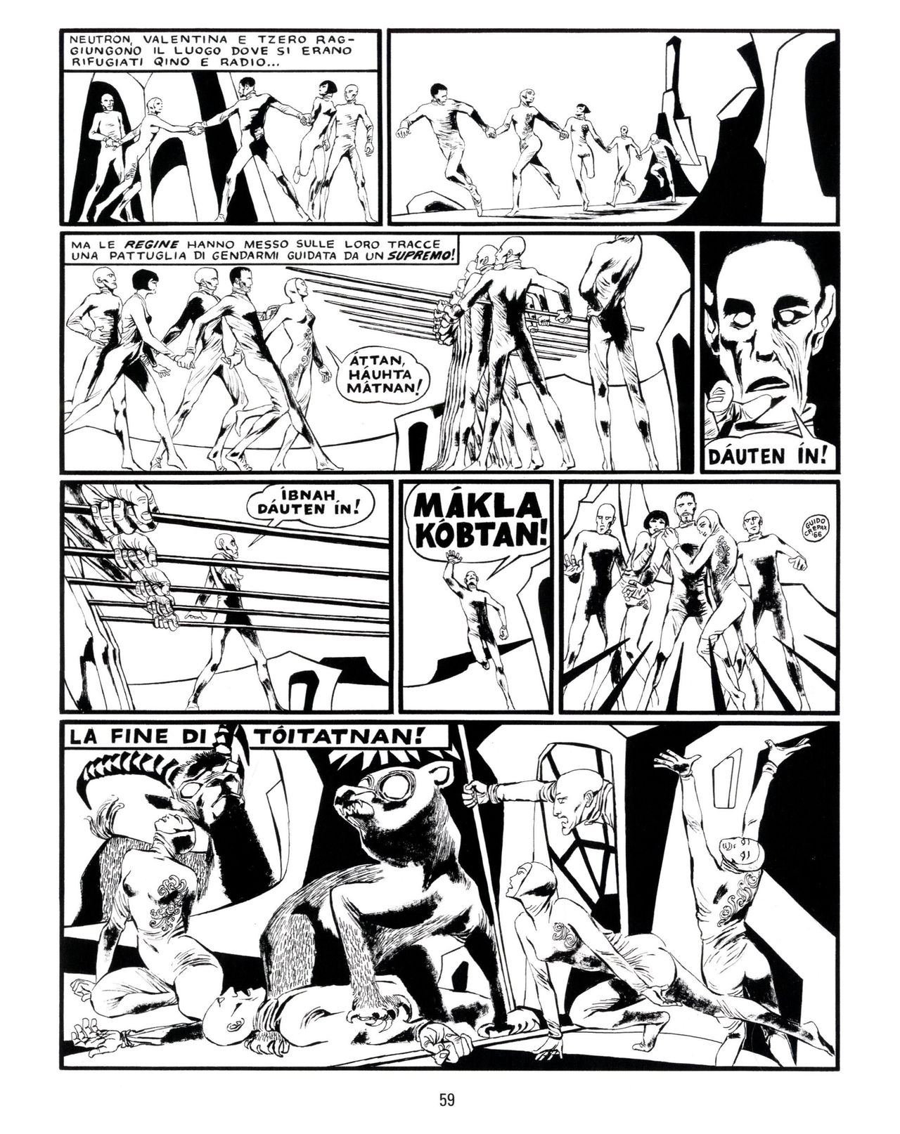 [Guido Crepax] Erotica Fumetti #25 : L'ascesa dei sotterranei : I cavalieri ciechi [Italian] 60
