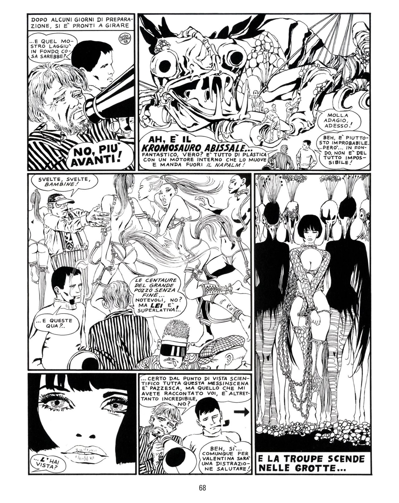 [Guido Crepax] Erotica Fumetti #25 : L'ascesa dei sotterranei : I cavalieri ciechi [Italian] 69