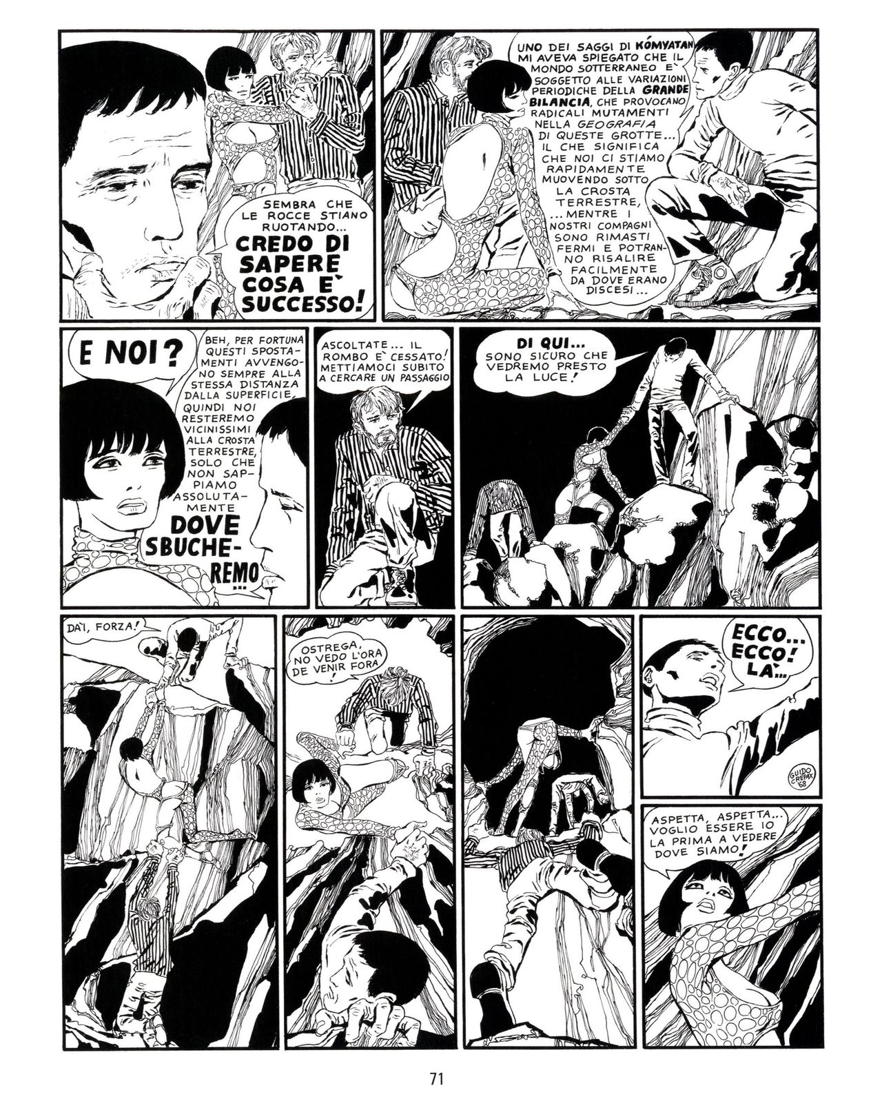 [Guido Crepax] Erotica Fumetti #25 : L'ascesa dei sotterranei : I cavalieri ciechi [Italian] 72