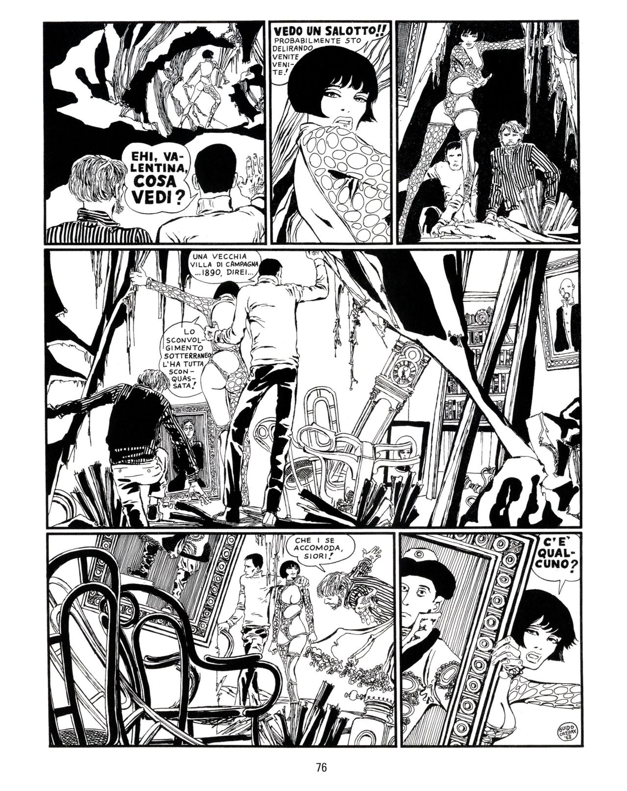 [Guido Crepax] Erotica Fumetti #25 : L'ascesa dei sotterranei : I cavalieri ciechi [Italian] 77