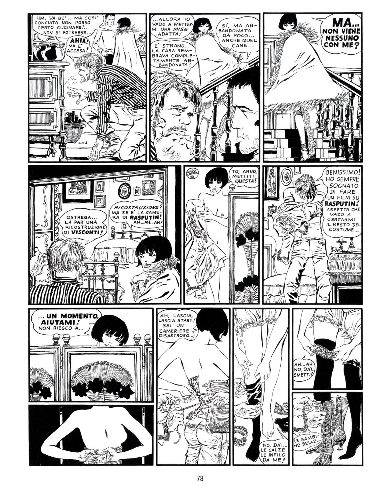 [Guido Crepax] Erotica Fumetti #25 : L'ascesa dei sotterranei : I cavalieri ciechi [Italian] 79