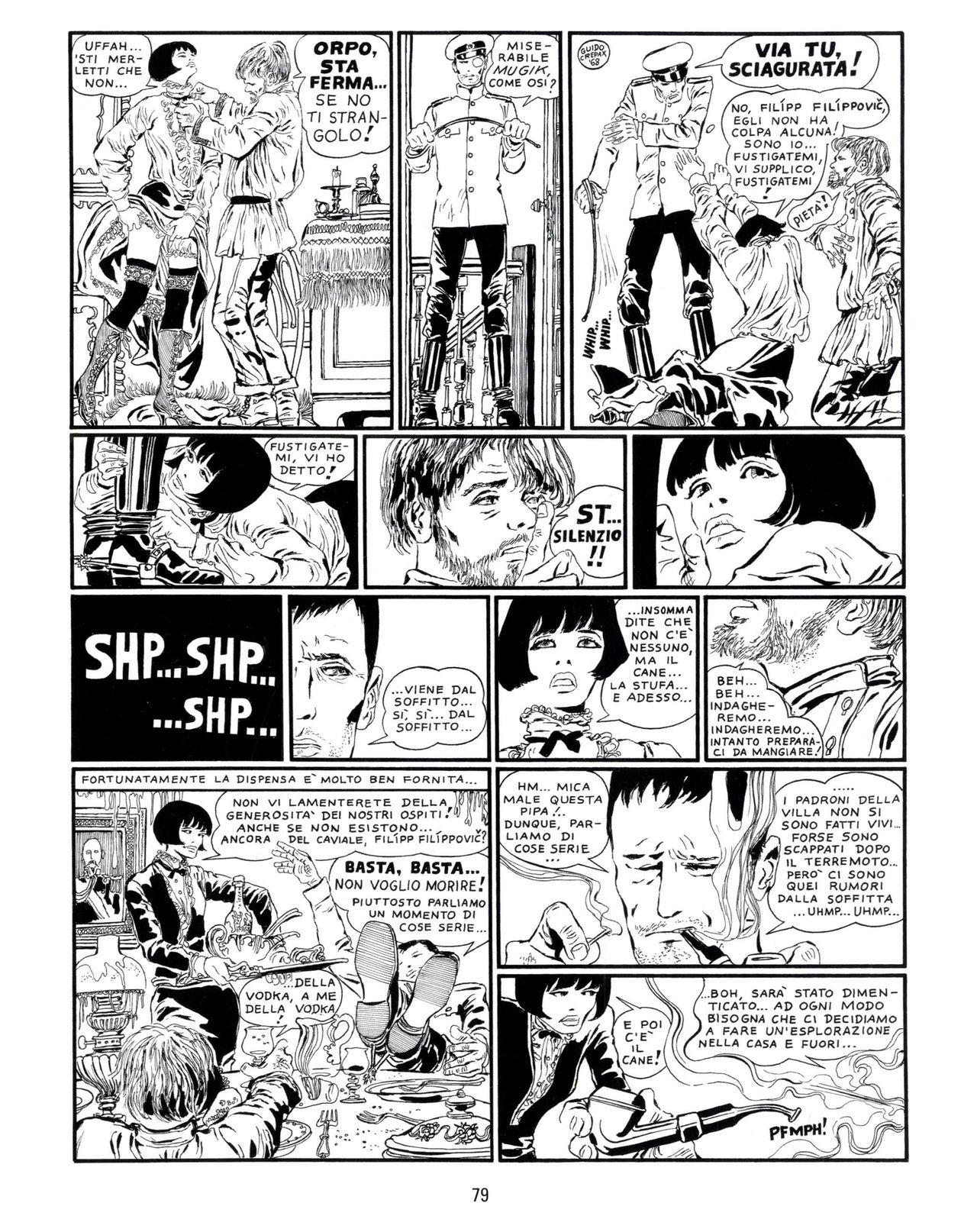 [Guido Crepax] Erotica Fumetti #25 : L'ascesa dei sotterranei : I cavalieri ciechi [Italian] 80