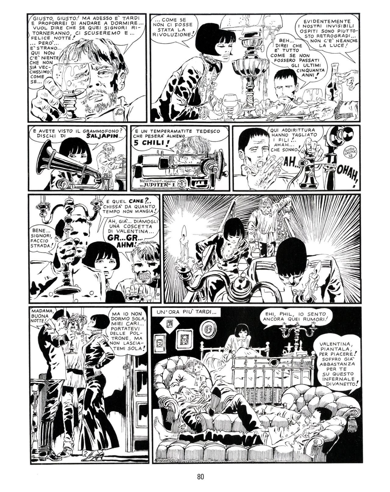 [Guido Crepax] Erotica Fumetti #25 : L'ascesa dei sotterranei : I cavalieri ciechi [Italian] 81