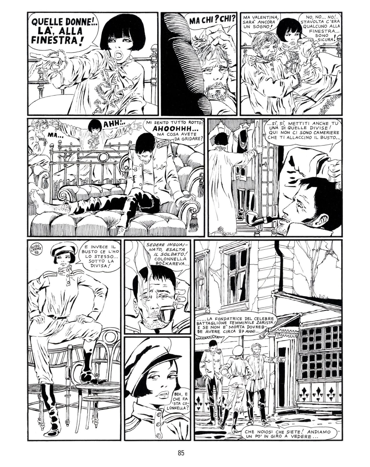 [Guido Crepax] Erotica Fumetti #25 : L'ascesa dei sotterranei : I cavalieri ciechi [Italian] 86