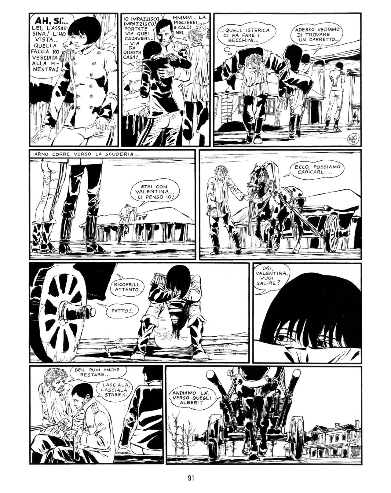 [Guido Crepax] Erotica Fumetti #25 : L'ascesa dei sotterranei : I cavalieri ciechi [Italian] 92