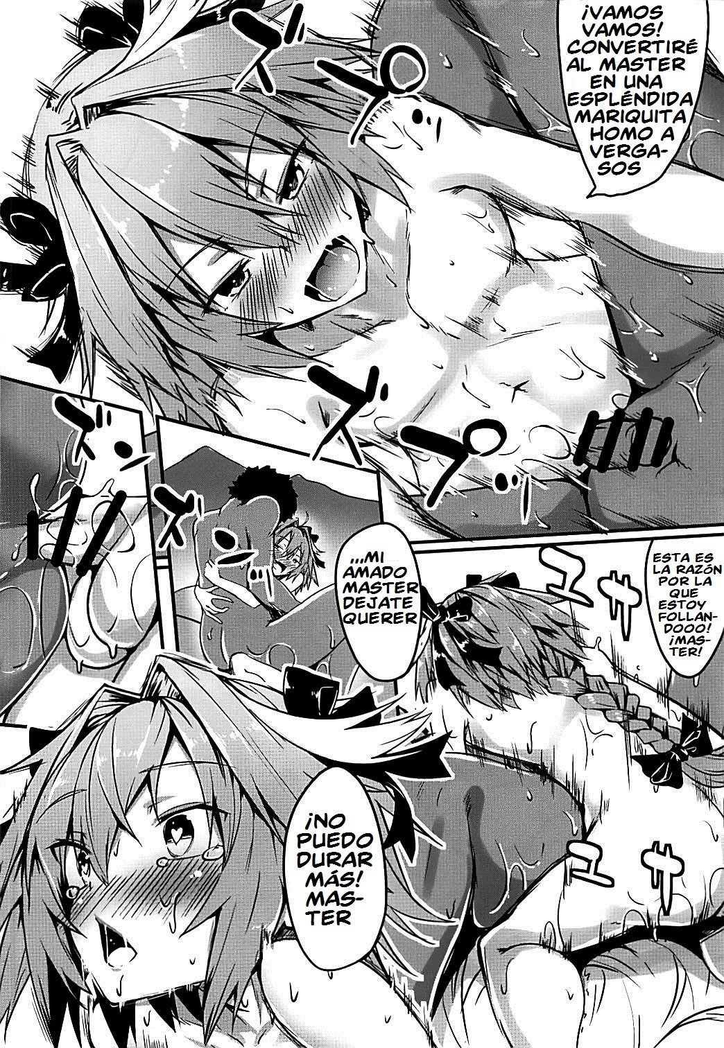 (Futaket 14) [Wisteria (Fuji-han)] Master wa Astolfo no Niku Onaho ni Narimashita (Fate/Grand Order) [Spanish] [El-Traductor-Aprendiz] 12