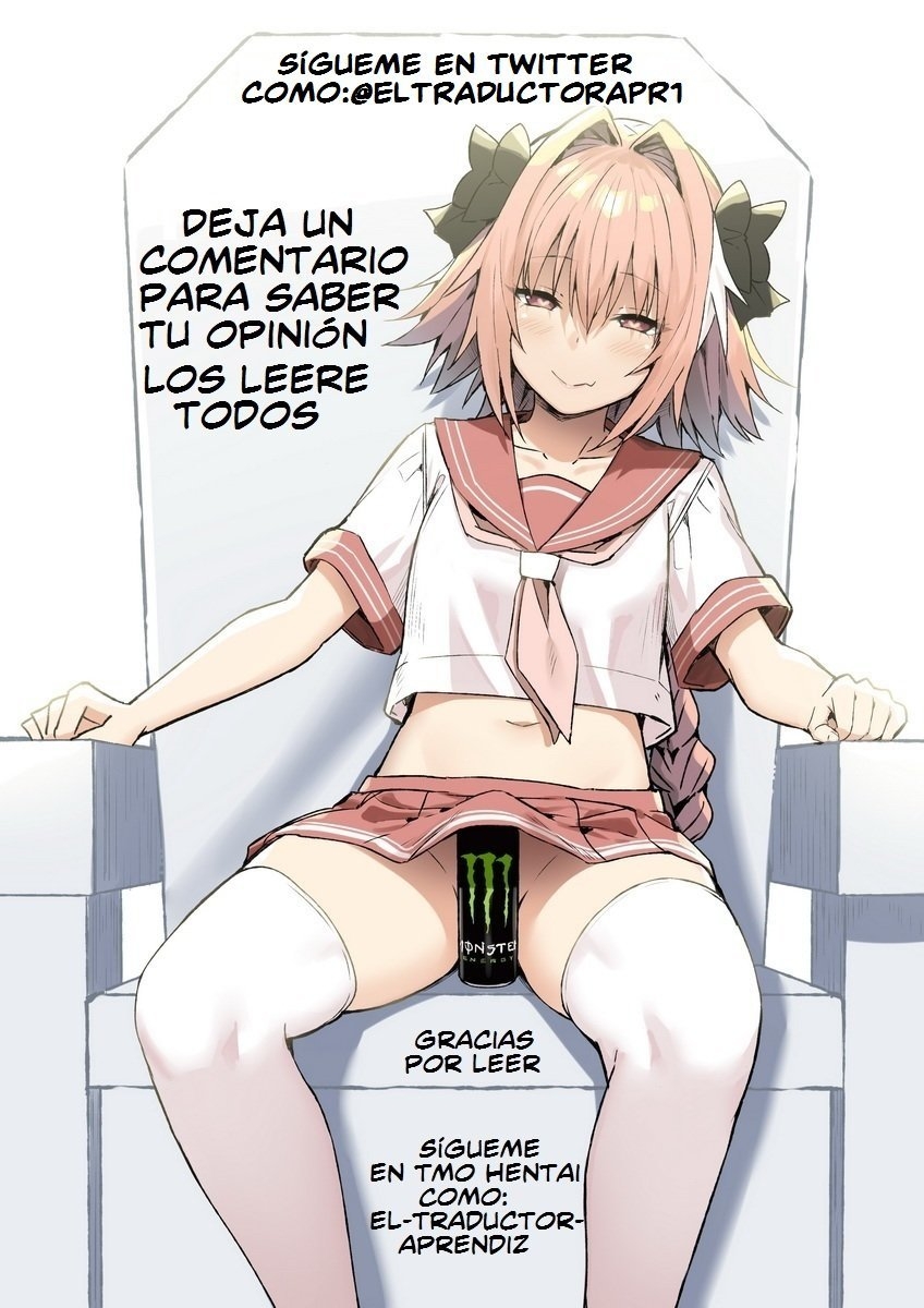 (Futaket 14) [Wisteria (Fuji-han)] Master wa Astolfo no Niku Onaho ni Narimashita (Fate/Grand Order) [Spanish] [El-Traductor-Aprendiz] 16