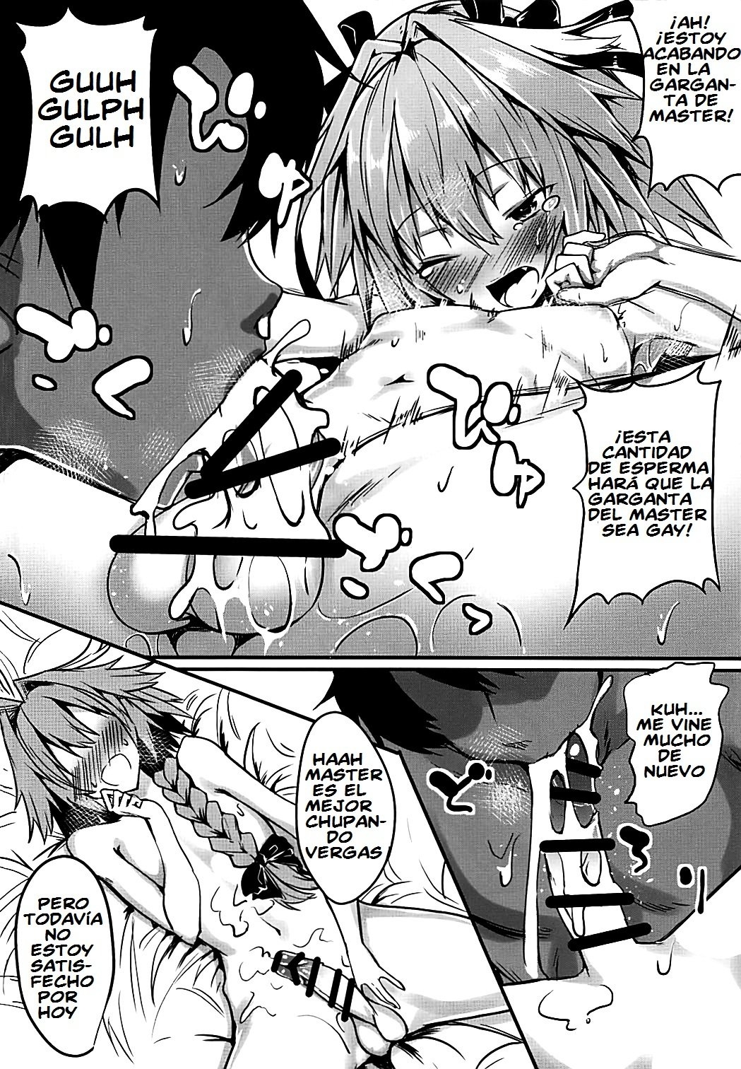 (Futaket 14) [Wisteria (Fuji-han)] Master wa Astolfo no Niku Onaho ni Narimashita (Fate/Grand Order) [Spanish] [El-Traductor-Aprendiz] 8