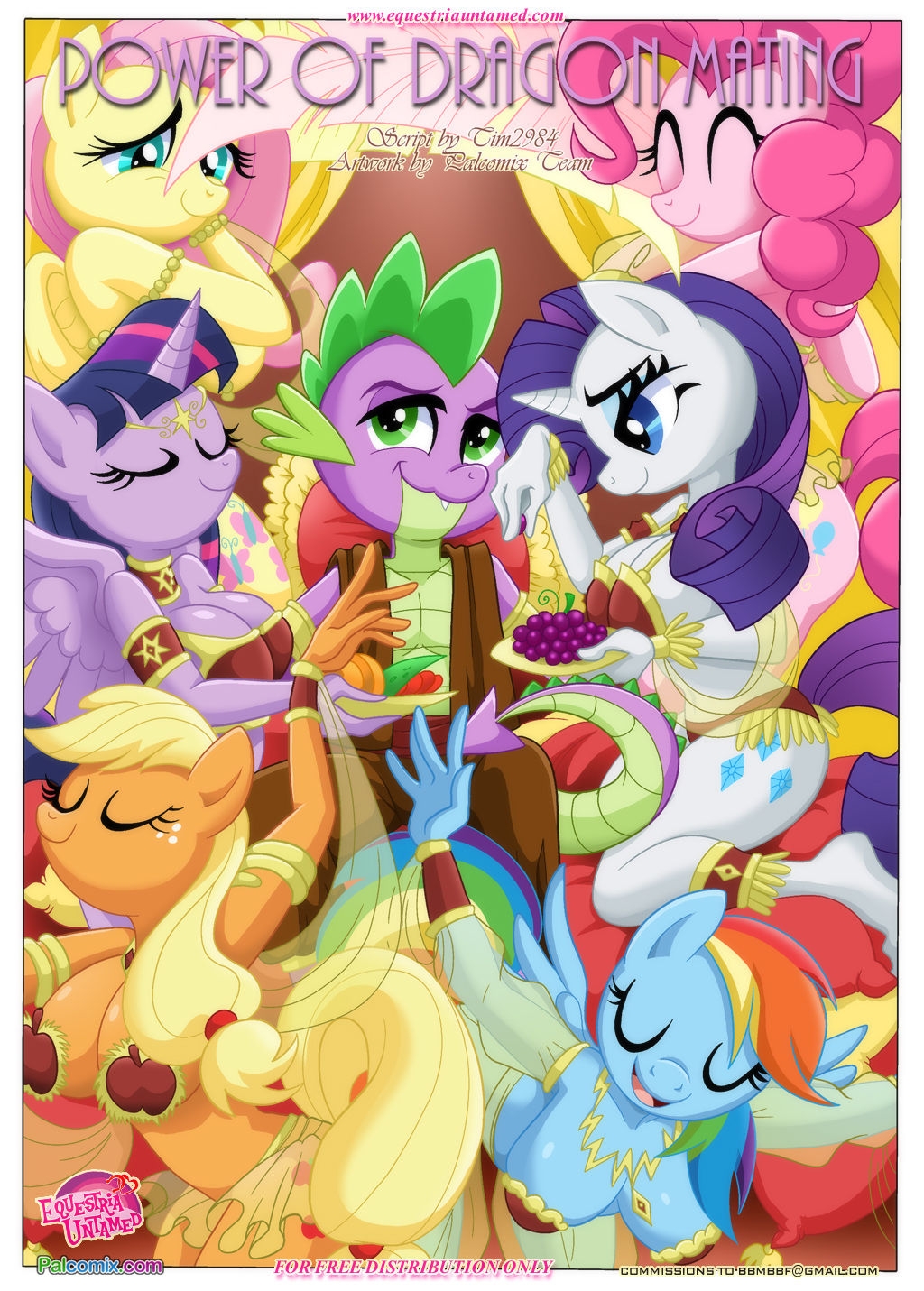 [Palcomix] The Power Of Dragon Mating (My Little Pony Friendship Is Magic) [French] [Melotan] 0