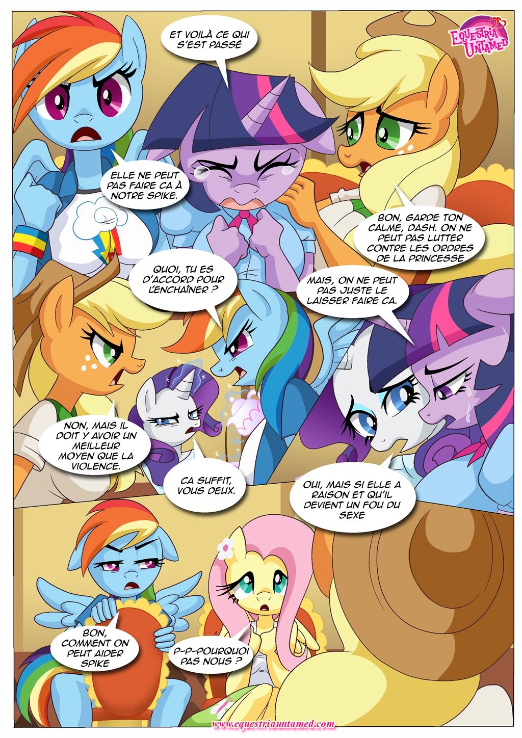 [Palcomix] The Power Of Dragon Mating (My Little Pony Friendship Is Magic) [French] [Melotan] 17